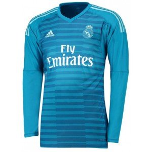 Camisa oficial Adidas Real Madrid 2018 2019 I Goleiro manga comprida